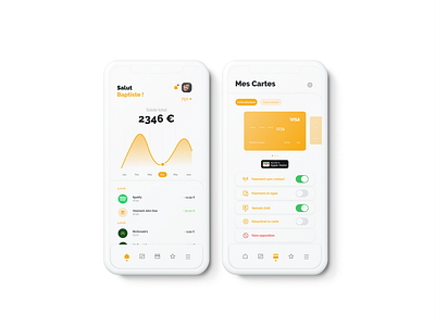 Fintech app light mode