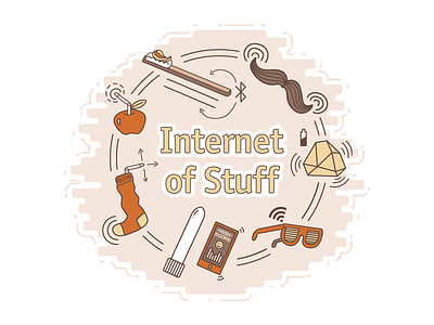 Internet of Stuff bluetooth connectivity firstworldproblems illustration internet of things