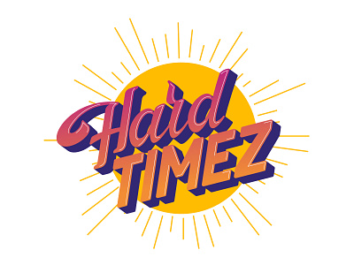 Hard Timez branding design illustration logo typo typography typography design typography logo vector