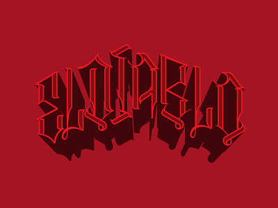El Diablo branding customtype design illustration illustrator logo typography typography art typography design vector