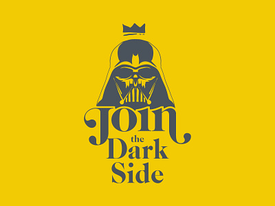 Join the Dark side branding design illustration illustrator logo typography typography art typography design typography logo vector