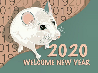 Happy New Year best wishes happy new year ipadipad mouse painting