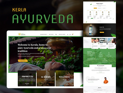 Ayurveda Web UI ayurveda ui website