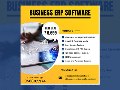 Social Marketing ERP Solution post Banner