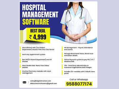 Hospital Management SEO Banner