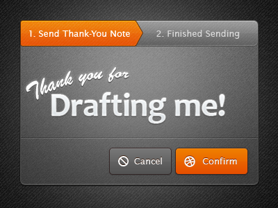 Thank You button dark ui ui kit user interface web button