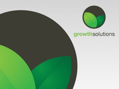 Growth Solutions Logo Template black eco ecological envato environment graphicriver green growth leaf logo nature organic royalty free stock template