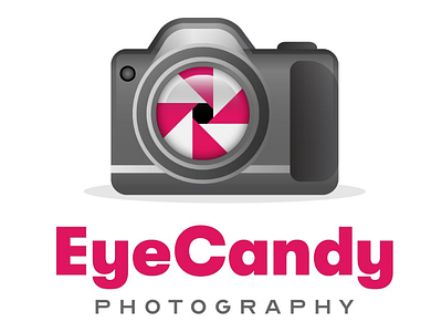 EyeCandy Photography Logo badge badgelogo bicycles bikes branding camera design graphic illustration logo logos idea photography photos typography vector vector artwork