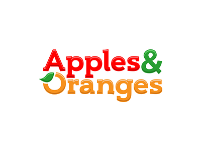 Apples & Oranges Smoothie Shop Logo