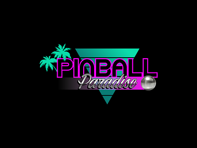 Pinball/Arcade Logo adobe art brand branding design graphics identity illustration illustrator logo logotype photoshop typography vector