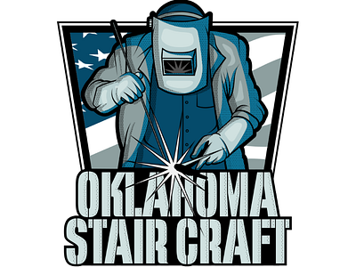 Oklahoma Stair Craft T-shirt Illustration adobe art brand branding design graphics identity illustration illustrator logo logotype photoshop typography vector