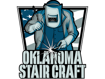 Oklahoma Stair Craft T-shirt Illustration