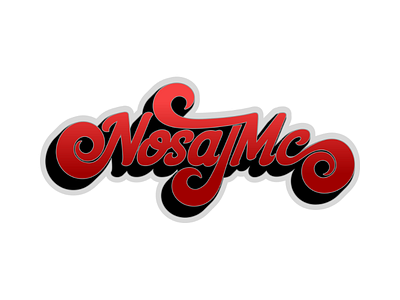 Nosaj Mc Handlettered Logo