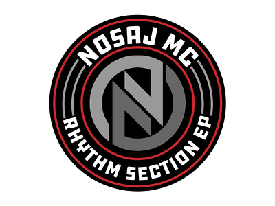 Nosaj Mc Badge Logo adobe art brand branding design graphics identity illustration illustrator logo logotype photoshop typography vector