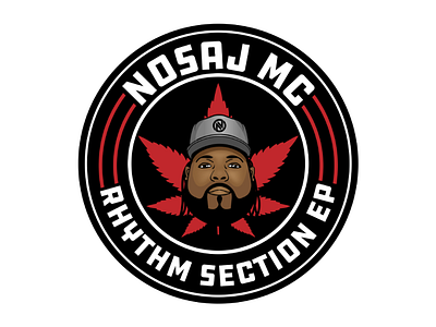 Nosaj Mc Badge Logo 2 adobe art brand branding design graphics identity illustration illustrator logo logotype photoshop typography vector