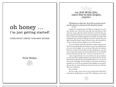 Book Interior Design for "Oh Honey..."