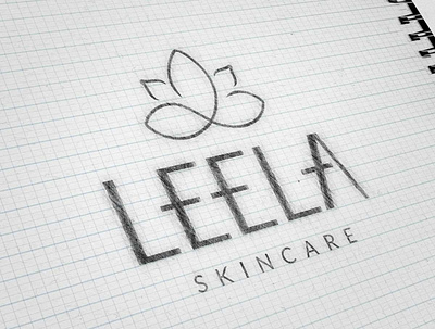 Logo Design golden ratio grid logo logo design lotus lotus flower minimal skincare skincare logo