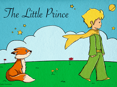The Little Prince art cartoon cartoon illustration design digital art digital illustration illustration illustrator