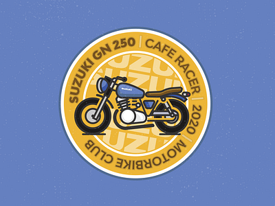 Cafe Racer Emblem cafe racer club emblem emblem design emblem logo icon ilustration label design moto motorbike motorcycle motorcycle club motorsport stroke illustration vintage