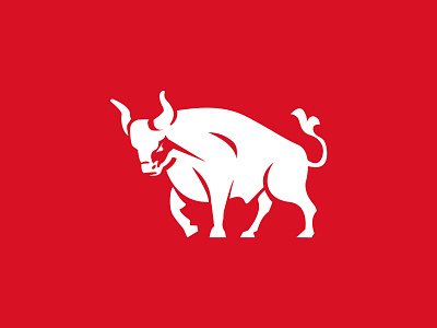 Bull angry animal basketball branding buffalo bull icon illustration logo mascot red vector