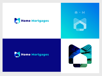 Home Mortgages branding building design home house icon illustration logo real estate vector