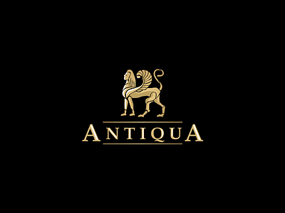 Antiqua logo ancient antiqua egyp history logo old turism