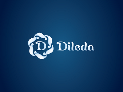 Dileda emblem monogram ornament round type