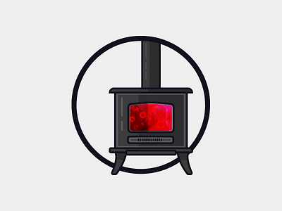 Norwegian stove icon