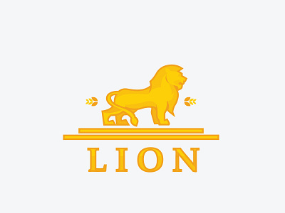 Lion II ancient animal beast golden lion roar