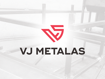 Vj Metal line metal monogram stroke