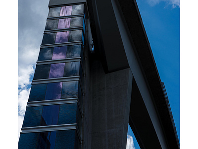 Tram Line - OHSU photography