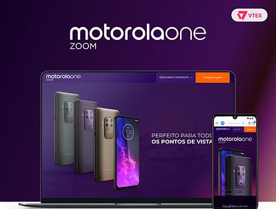 Motorola One Zoom Landing Page (Latin America) design landing page motorola one zoom release release page ui ux web website