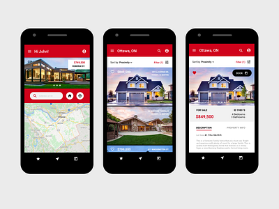 Real Estate App Concept