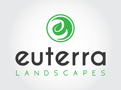 Euterra Landscapes Logo branding design designer designers graphic graphicdesign graphics design icon illustration illustrator logo logo design logodesign logodesigner logodesigns vector