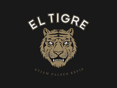 El Tigre amaziograph branding concept hand drawn identity illustration logo tiger