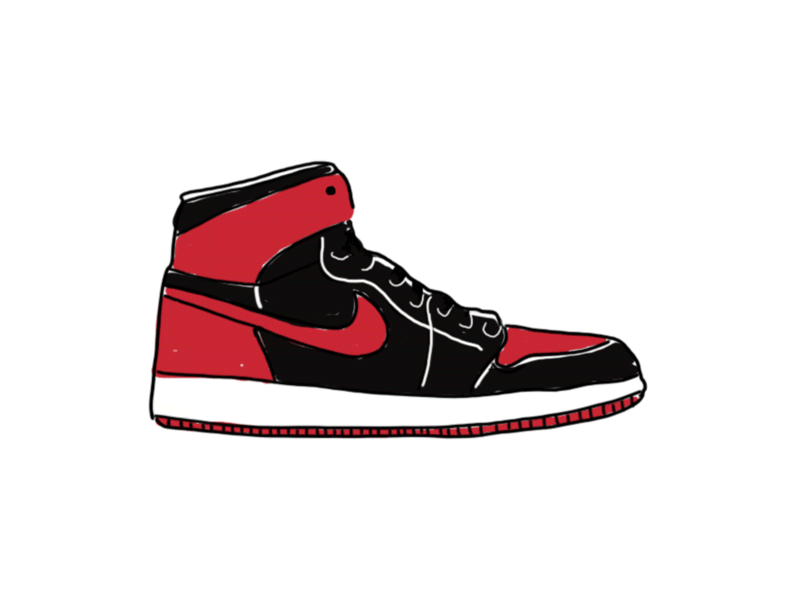 A few of my favorites hand drawn ipad jordan kicks nikes. airmax procreate sneakers