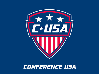 Conference USA Logo Redesign athletic conference branding college sports design logo redesign sports