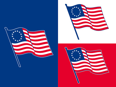 Francis Marion Rebrand - Betsy Ross Flag