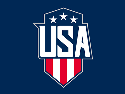 USA Badge america badge badge logo badgedesign custom typeface sports