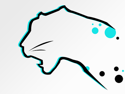 Jaglines jaguar logo turquoise