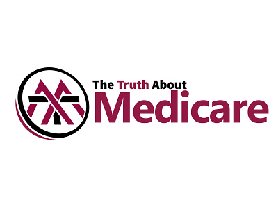 The Truth About Medicare art branding clean design flat font icon logo minimal vector