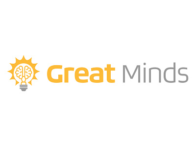 Great Minds Logo art branding clean design flat icon logo logo design minimal vector