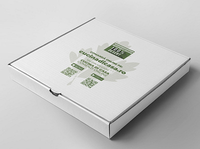 Pizza Box box box design branding clean design flat icon minimal packagedesign packaging packaging design pizza vector