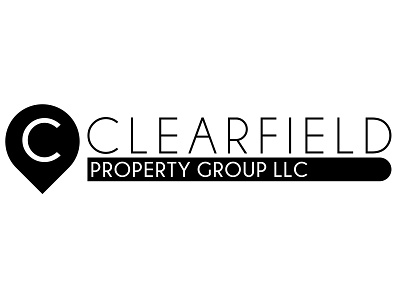 Clearfiled Property branding design flat icon logo minimal vector