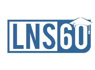 LNS60 LOGO branding design flat icon logo minimal vector