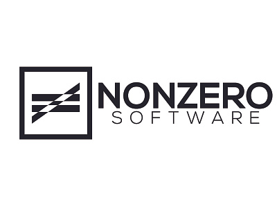 Nonzero Software art branding clean design flat icon illustration logo minimal vector