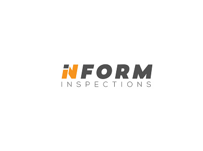 INFORM INSPECTIONS art branding clean design flat icon illustration logo minimal vector