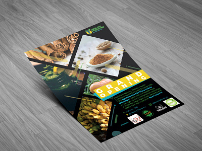 Healing Foods INC Flyer art branding clean design flat flyer design icon illustration logo minimal vector