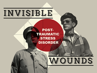 Invisible Wounds - PTSD infographic military ptsd soldiers stress