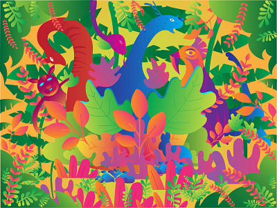 Forest Game app art artwork design design art design graphic illustration illustrator vector web
